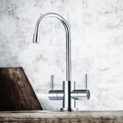 ברז שחור לבר תת כיורי חם קר מודרני ניקל