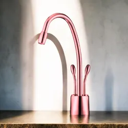 ברז גולד רוז לבר תת כיורי חם קר סטיקים