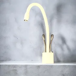 ברז שמנת כפרי לבר תת כיורי חם קר סטיקים